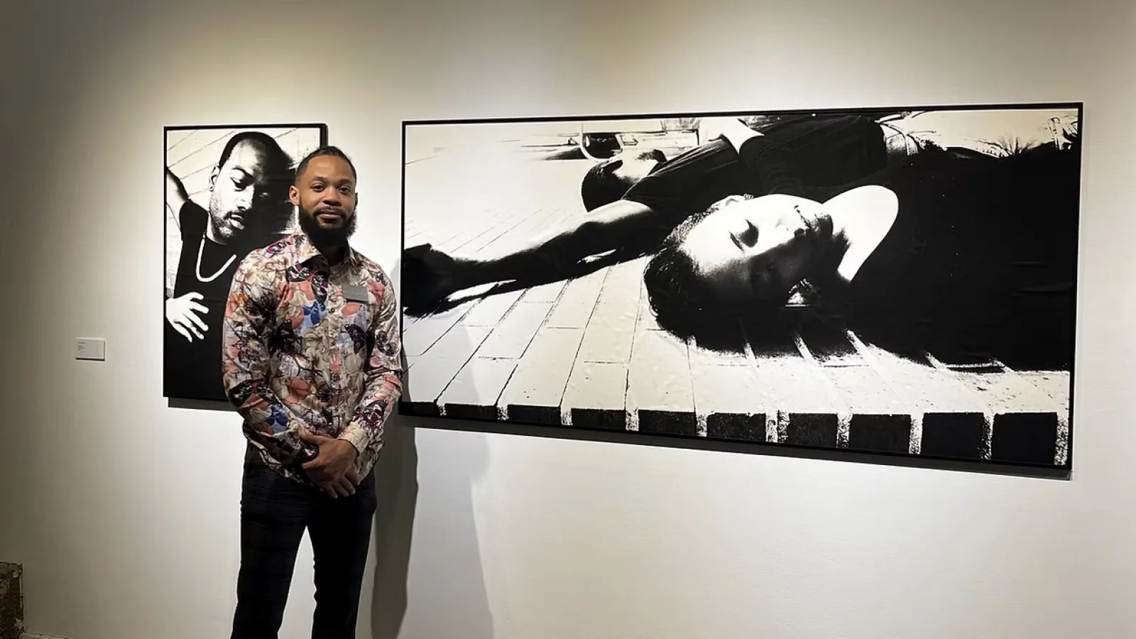 Photo of Terron Banner, artist in the exhibition
